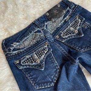 Miss Me Skinny Jeans JE5086SL Sz 28